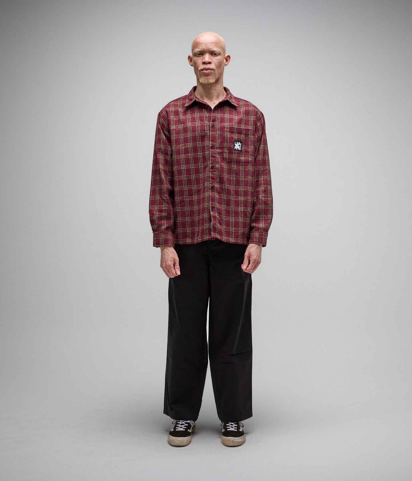 REYNOLDS FLANNEL LS SHIRT // RED