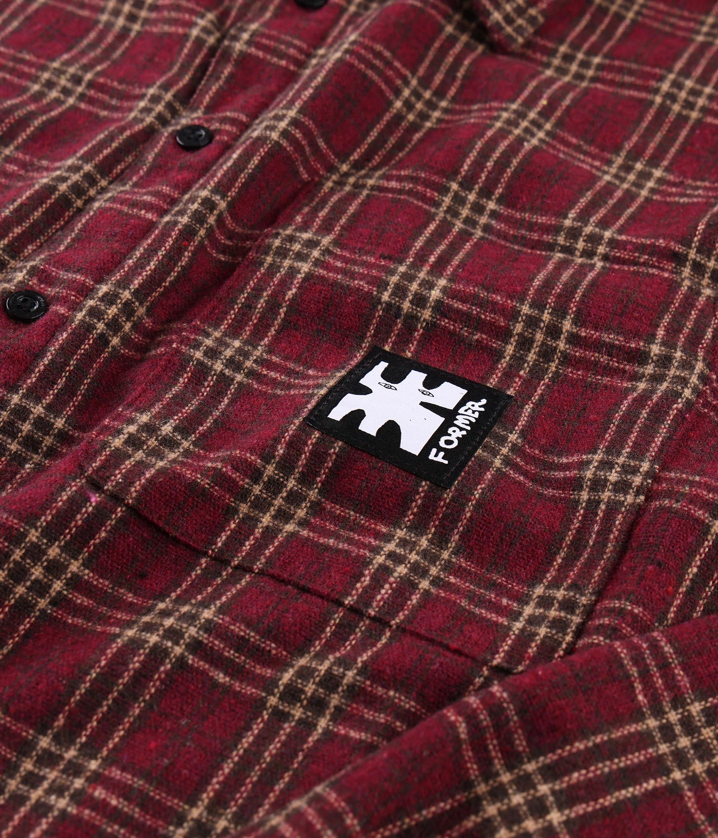 REYNOLDS FLANNEL LS SHIRT // RED