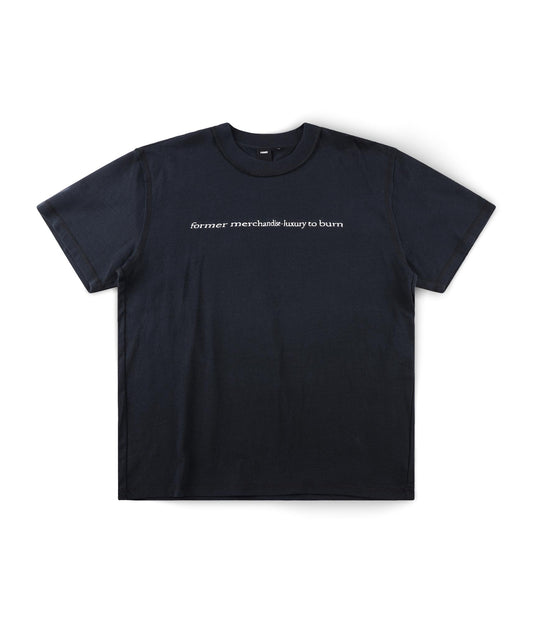 BURN T-SHIRT // BLACK