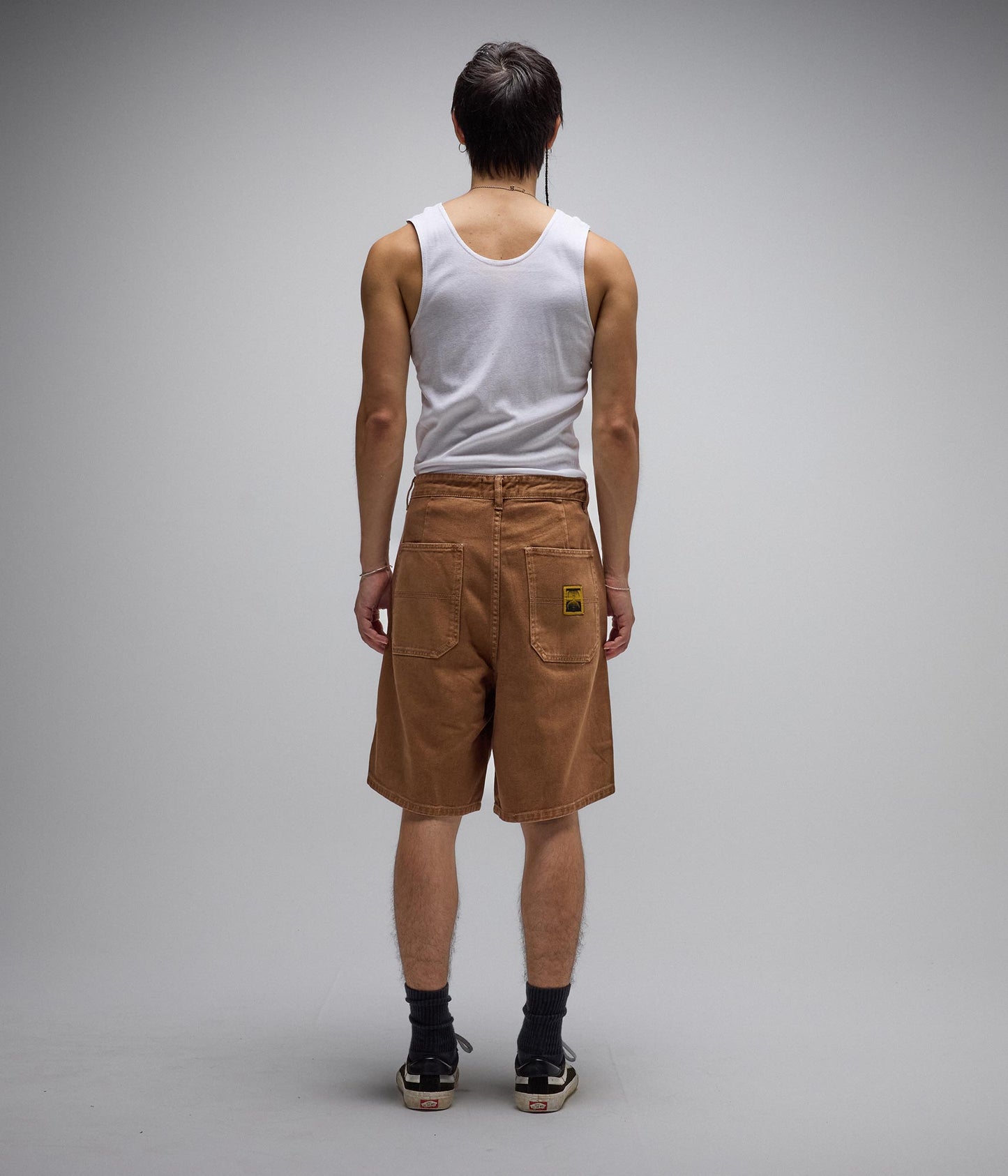 REYNOLDS DENIM WALKSHORT // WASHED BROWN