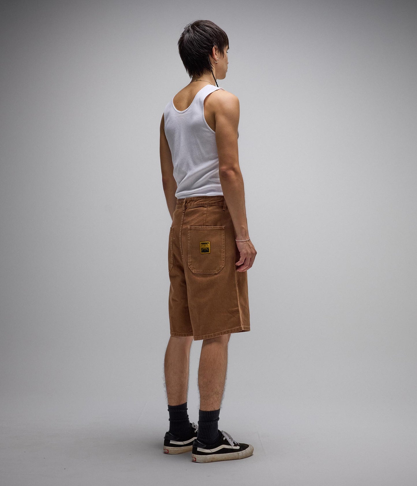 REYNOLDS DENIM WALKSHORT // WASHED BROWN