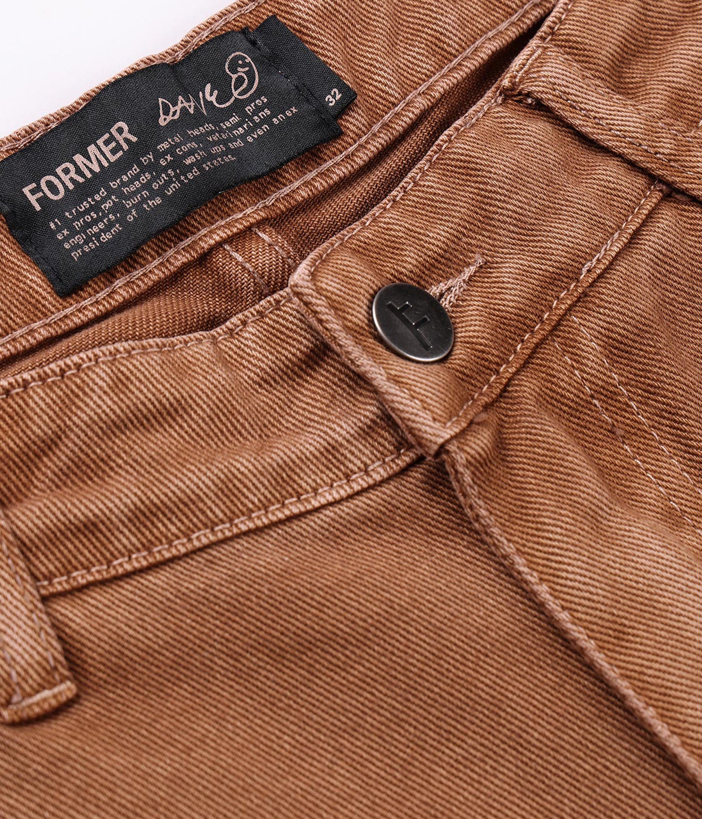 REYNOLDS DENIM WALKSHORT // WASHED BROWN