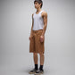 REYNOLDS DENIM WALKSHORT // WASHED BROWN