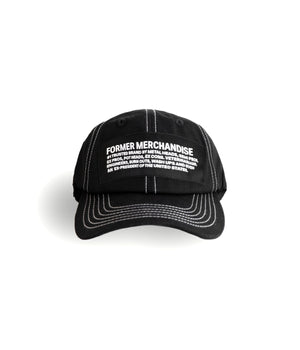 STATEMENT PATCH CAP // BLACK