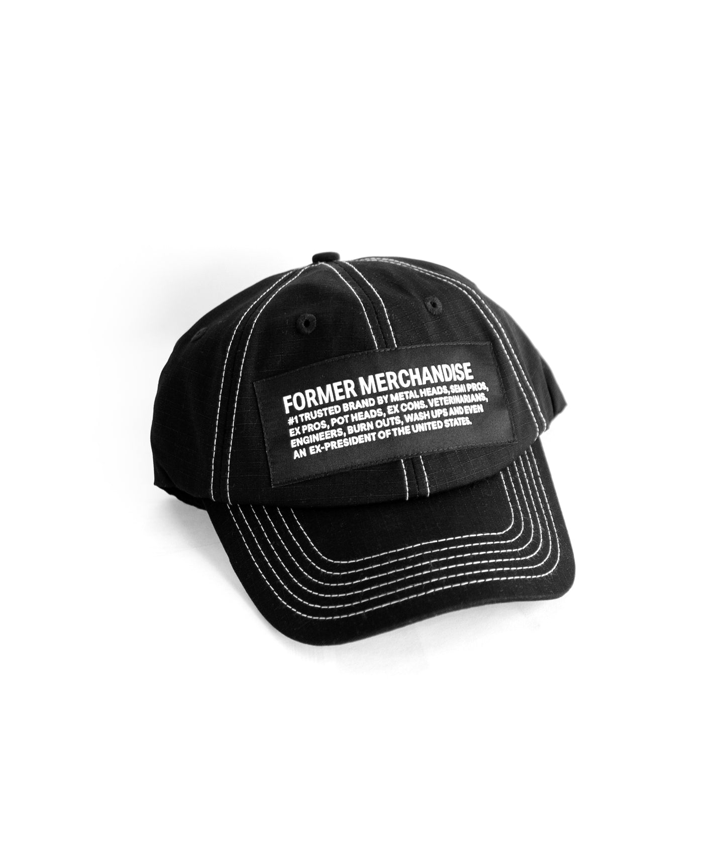 STATEMENT PATCH CAP // BLACK