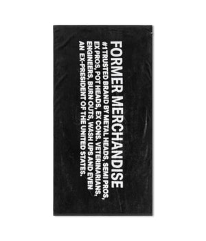 STATEMENT TOWEL // BLACK
