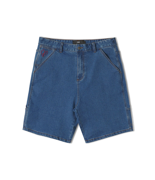 DISTEND DENIM WALKSHORT // DARK BLUE DENIM