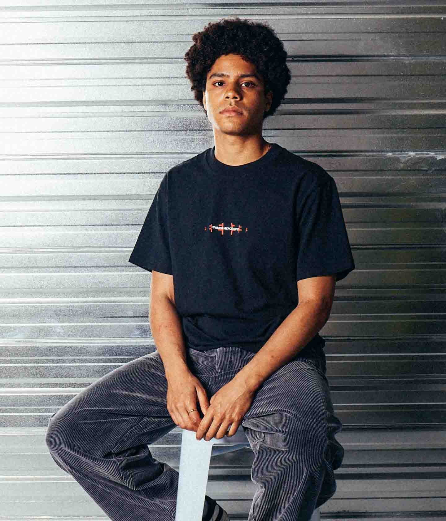 RECURRENT F T-SHIRT // BLACK