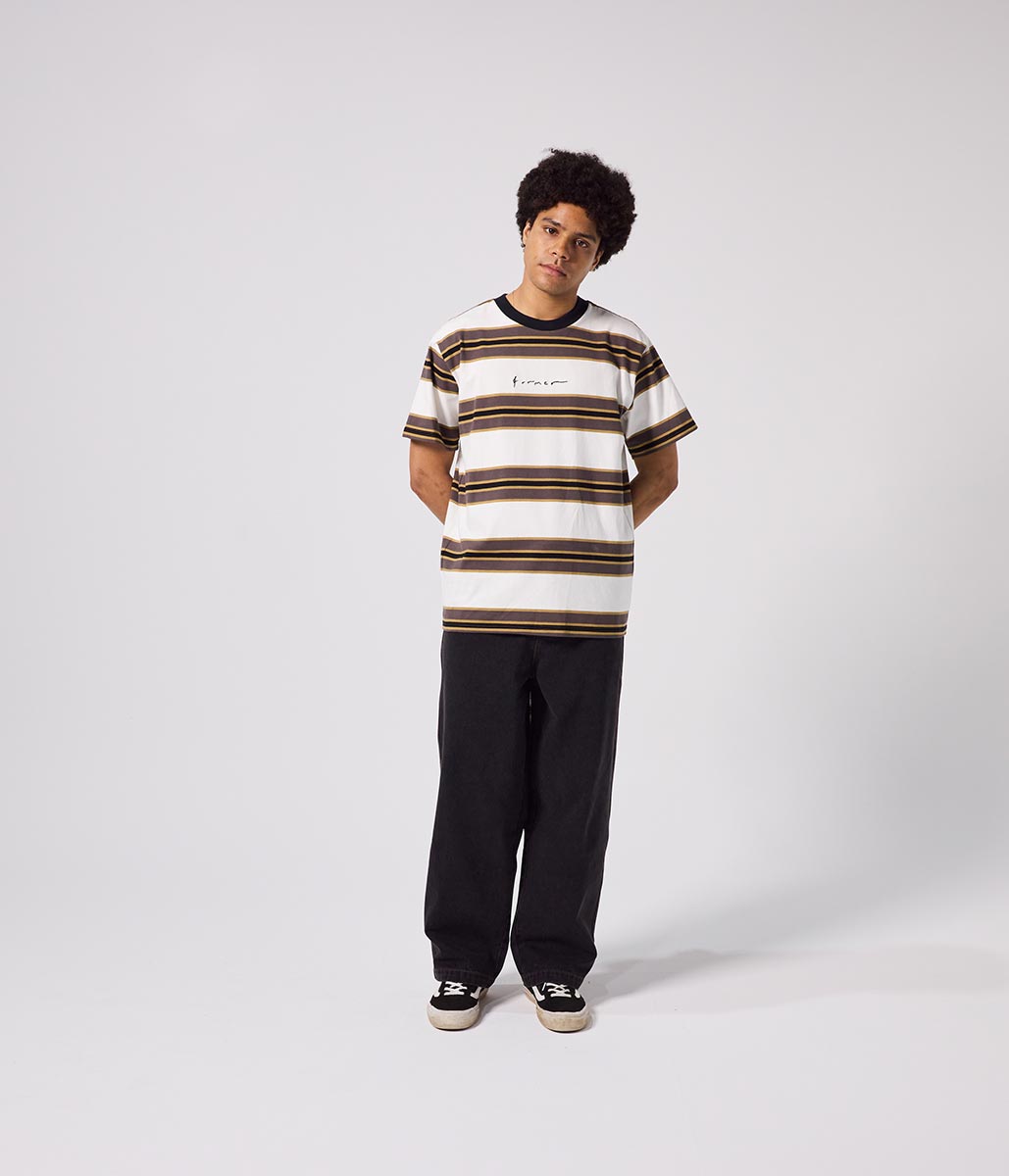 RAMPANT STRIPE T-SHIRT // COPPER