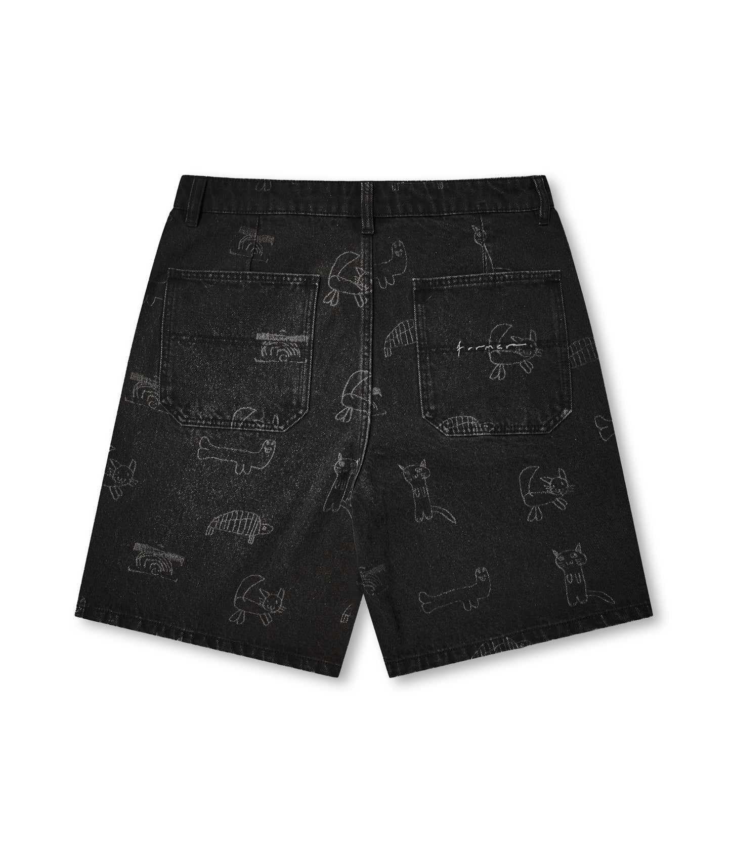 REYNOLDS YARDAGE DENIM 21' WALKSHORT // WASHED  BLACK