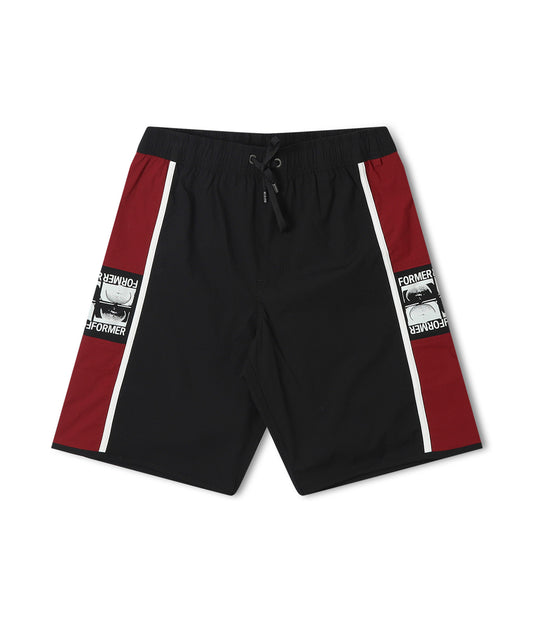 MANNERS 20' SWIM TRUNK // BURGUNDY BLACK