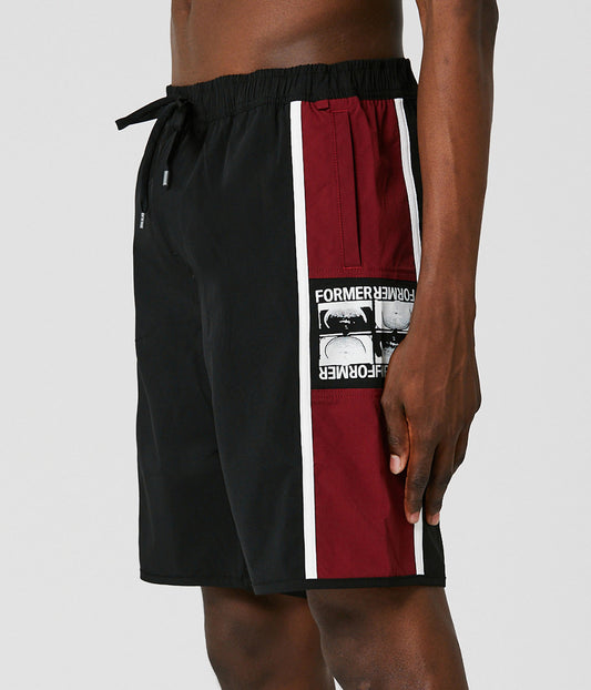 MANNERS 20' SWIM TRUNK // BURGUNDY BLACK