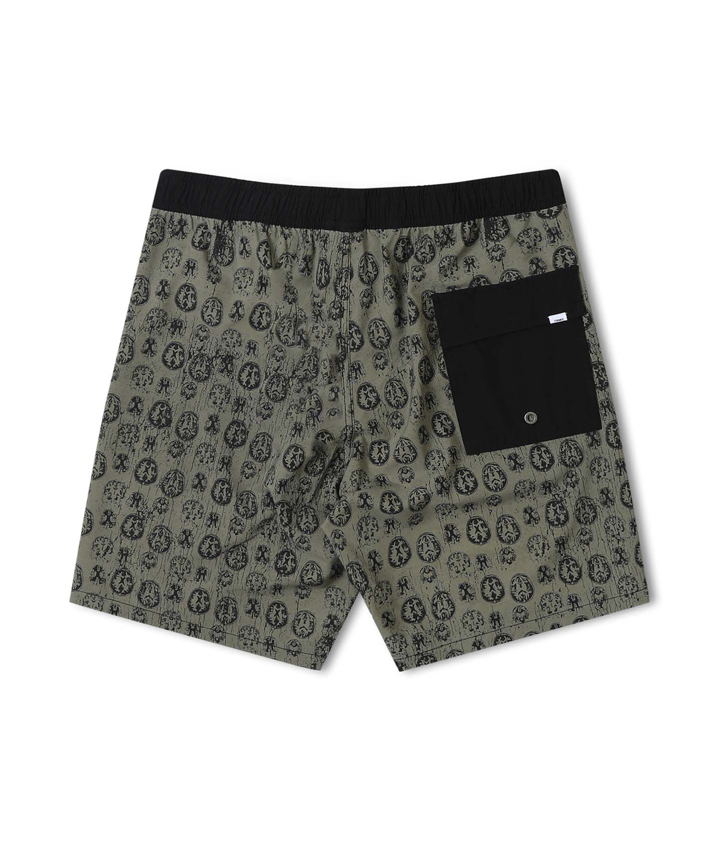 SWANS RUMINATION 18' SWIM TRUNK // BLACK SAGE