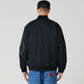 AG VARSITY COIL JACKET // BLACK