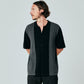 MARILYN KNIT SS SHIRT // BLACK CHARCOAL