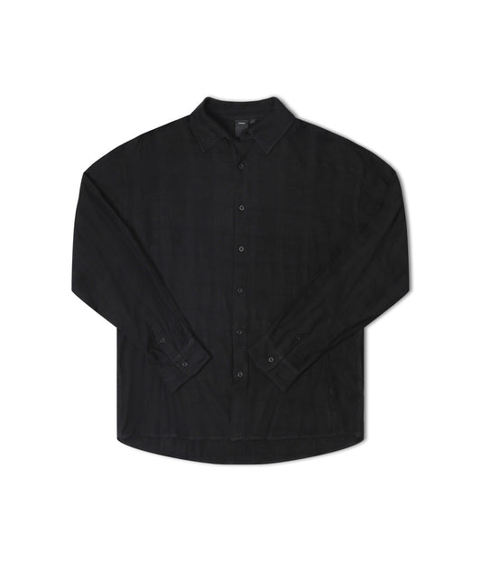 VIVIAN CRUX BLUR LS SHIRT // BLACK