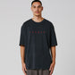 SUSPEND OVERSIZED T-SHIRT // WASHED BLACK