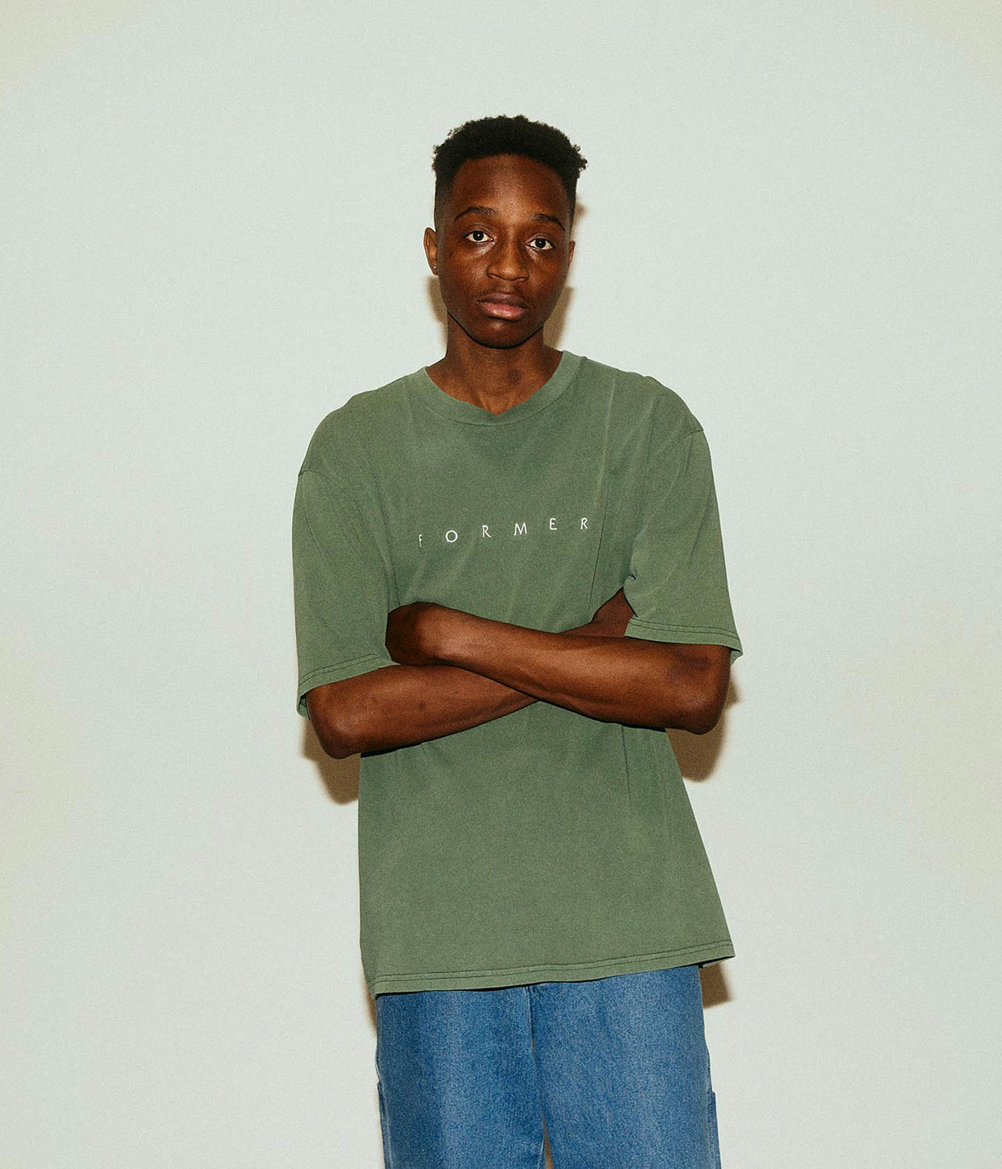 SUSPEND OVERSIZED T-SHIRT // WASHED GREEN