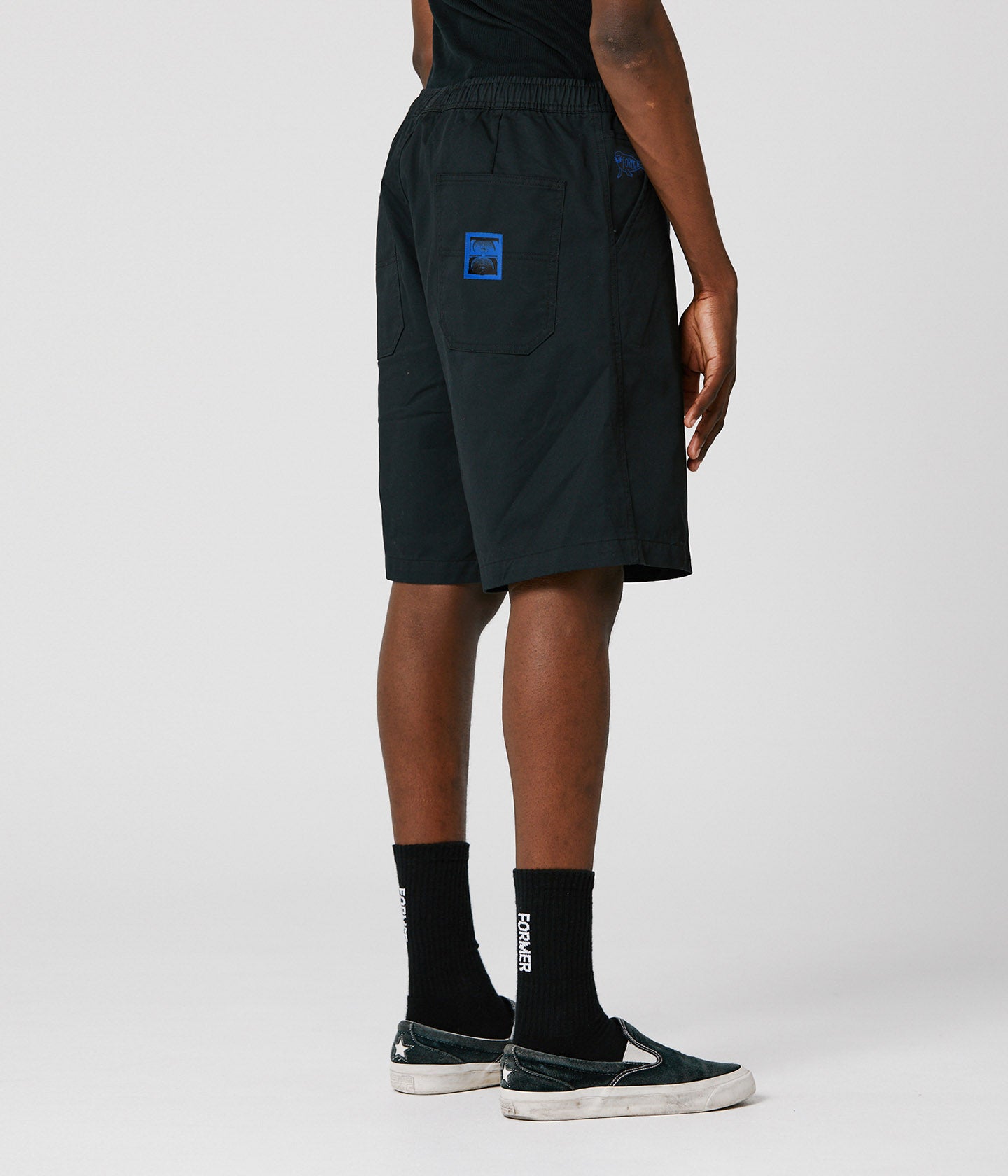 REYNOLDS ELASTIC WAIST WALKSHORT // BLACK