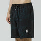 GLOBAL MIND SWANS 18" SWIM TRUNK // BLACK