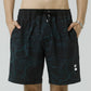 GLOBAL MIND SWANS 18" SWIM TRUNK // BLACK