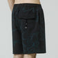 GLOBAL MIND SWANS 18" SWIM TRUNK // BLACK