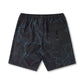 GLOBAL MIND SWANS 18" SWIM TRUNK // BLACK