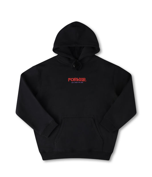 GLOBAL MIND HOOD // BLACK