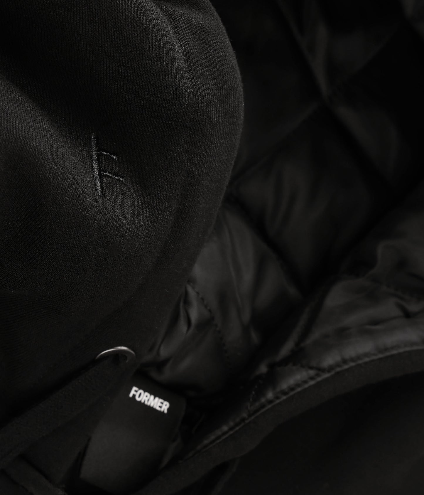 GLOBAL MIND LINED ZT HOOD // BLACK