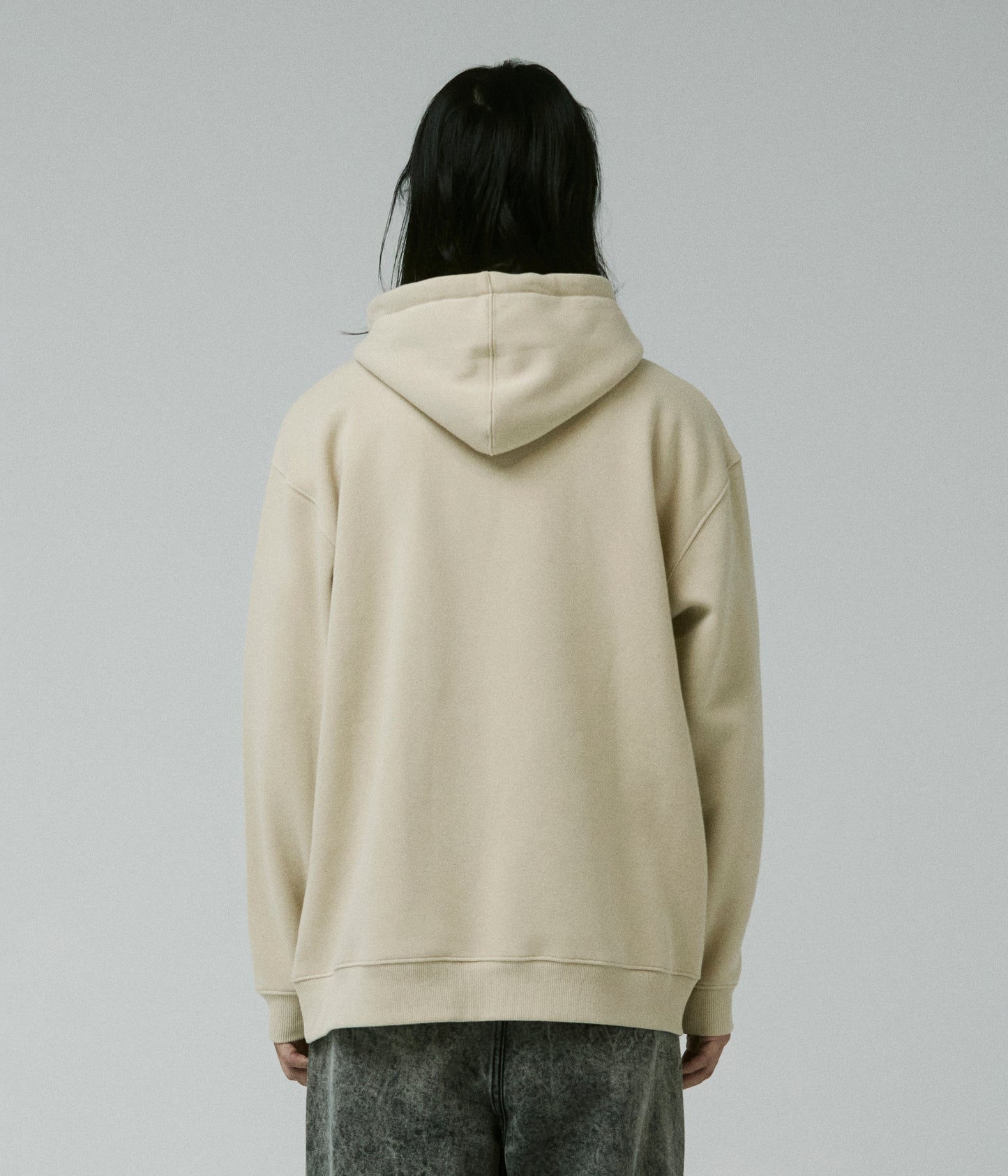 LEGACY EMB HOOD // BONE