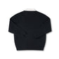 REYNOLDS FLATLINE RUGBY POLO // BLACK