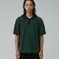 AG OPEN COLLAR POLO // PETROL
