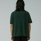 AG OPEN COLLAR POLO // PETROL