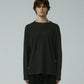 FRANCHISE WAFFLE LS T-SHIRT // BLACK