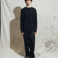 FRANCHISE WAFFLE LS T-SHIRT // BLACK
