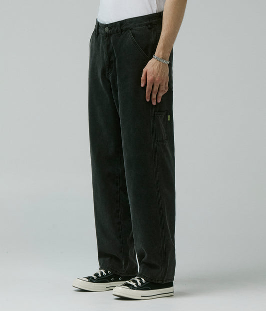 VT DISTEND DENIM CARPENTER PANT //  WASHED BLACK