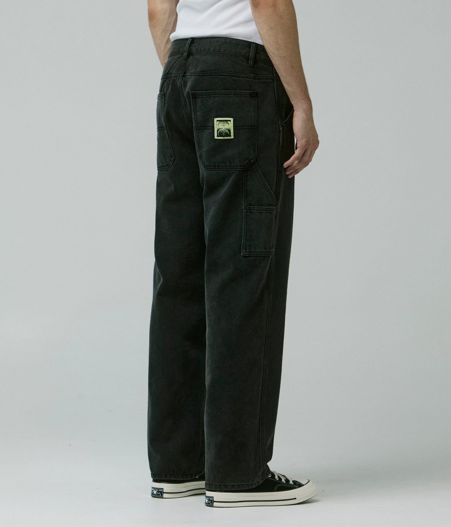 VT DISTEND DENIM CARPENTER PANT //  WASHED BLACK