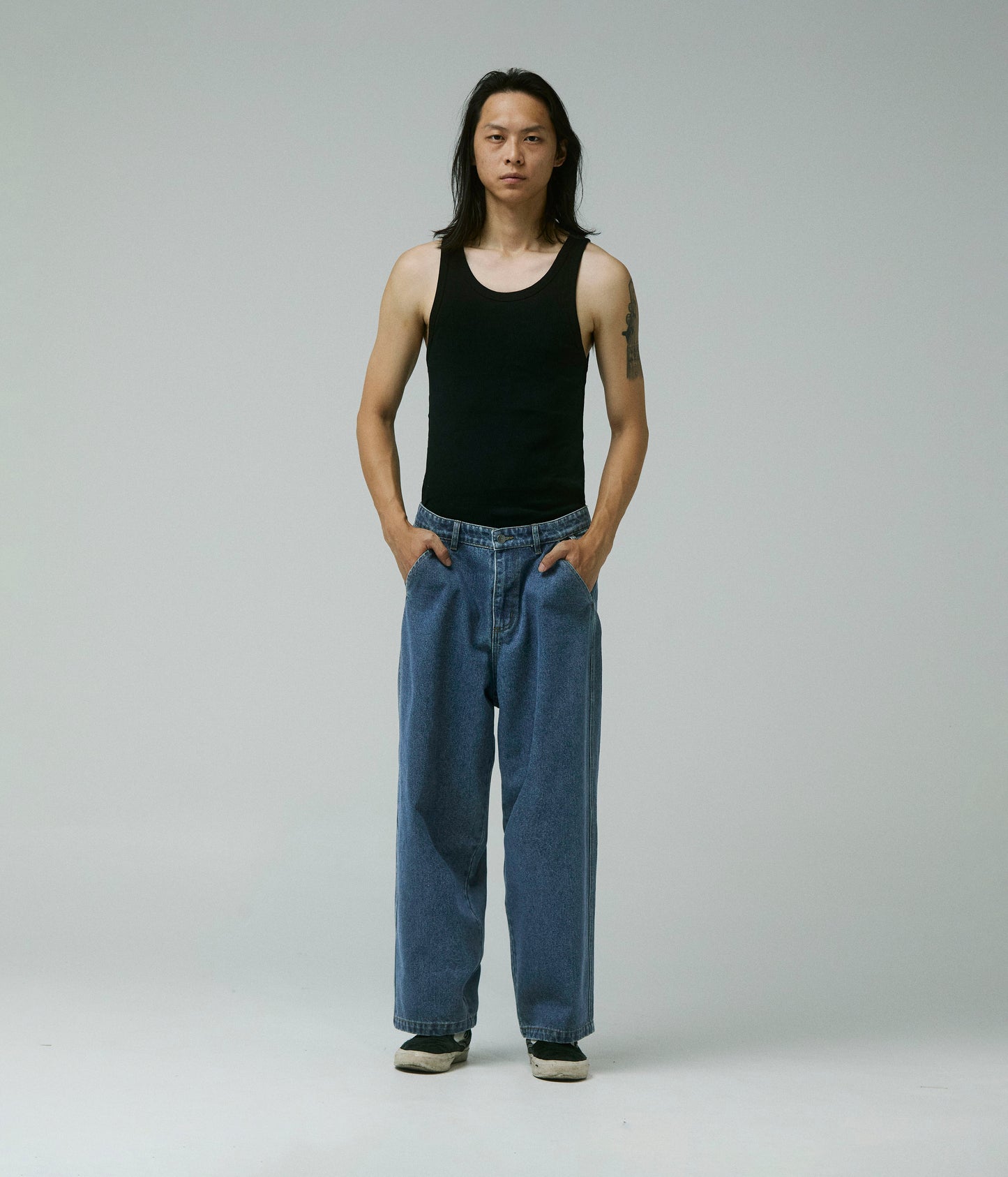 REYNOLDS FLATLINE DENIM PANT // DARK BLUE