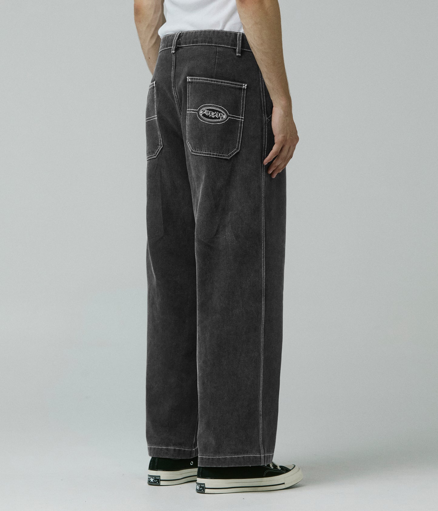 REYNOLDS FLATLINE DENIM PANT // WASHED BLACK