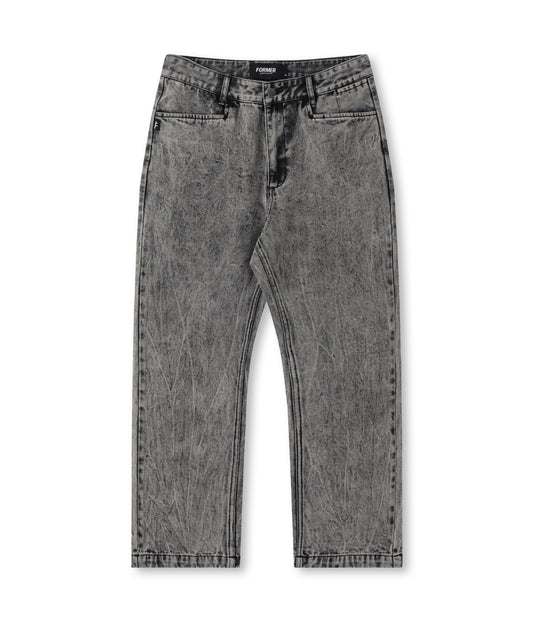 AG ACID DENIM PANT // BLACK
