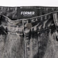 AG ACID DENIM PANT // BLACK