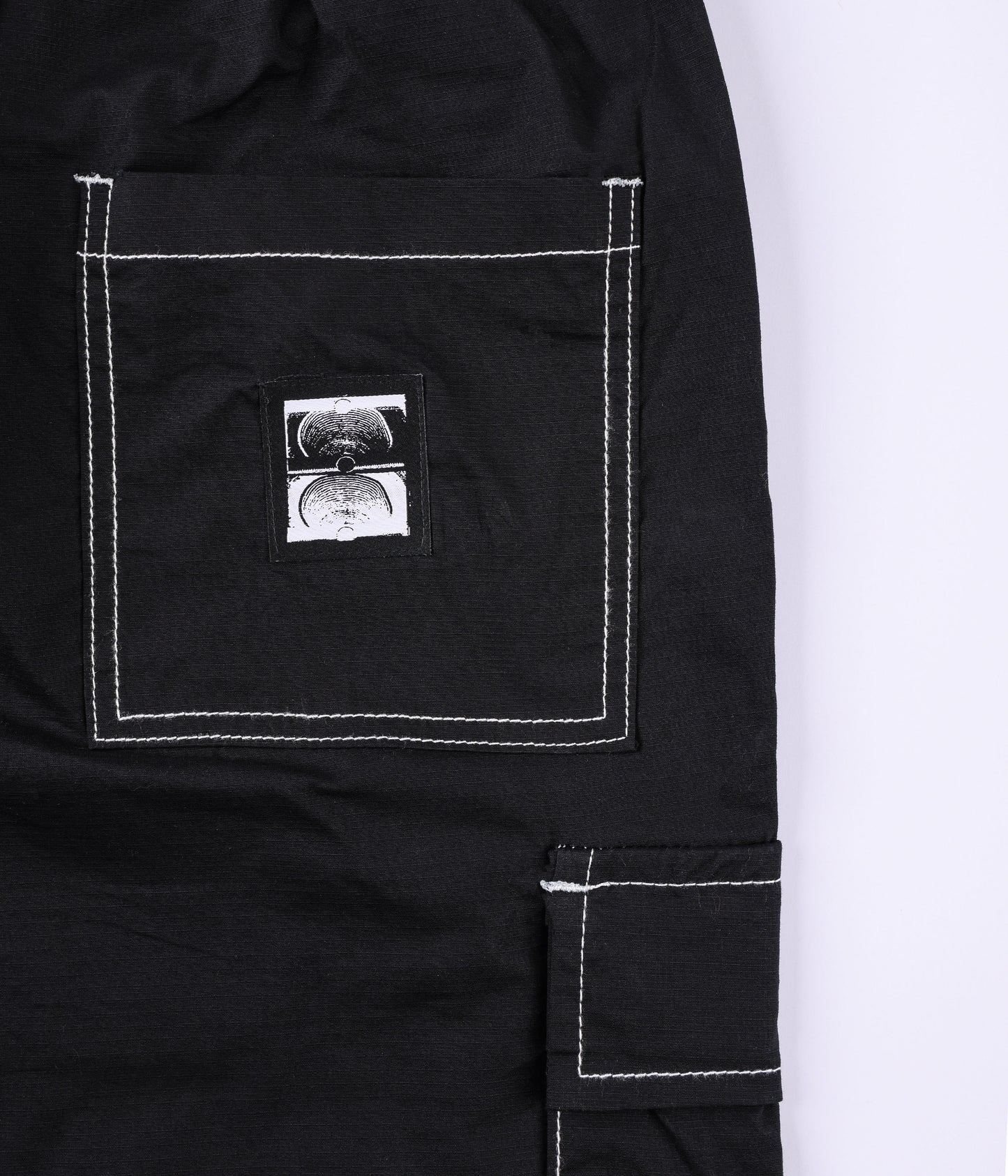 PRAYER FLATLINE CARGO PANT // BLACK