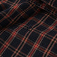 VIVIAN CHECK LS SHIRT // NAVY