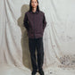 VIVIAN CHECK LS SHIRT // NAVY