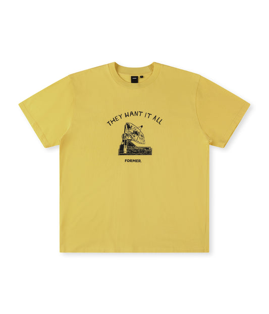 SATELITE T-SHIRT // SAFFRON