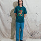 CHAINED T-SHIRT // PETROL