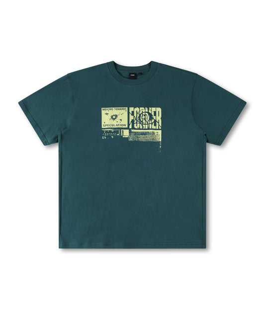 FLUSTER T-SHIRT // PETROL