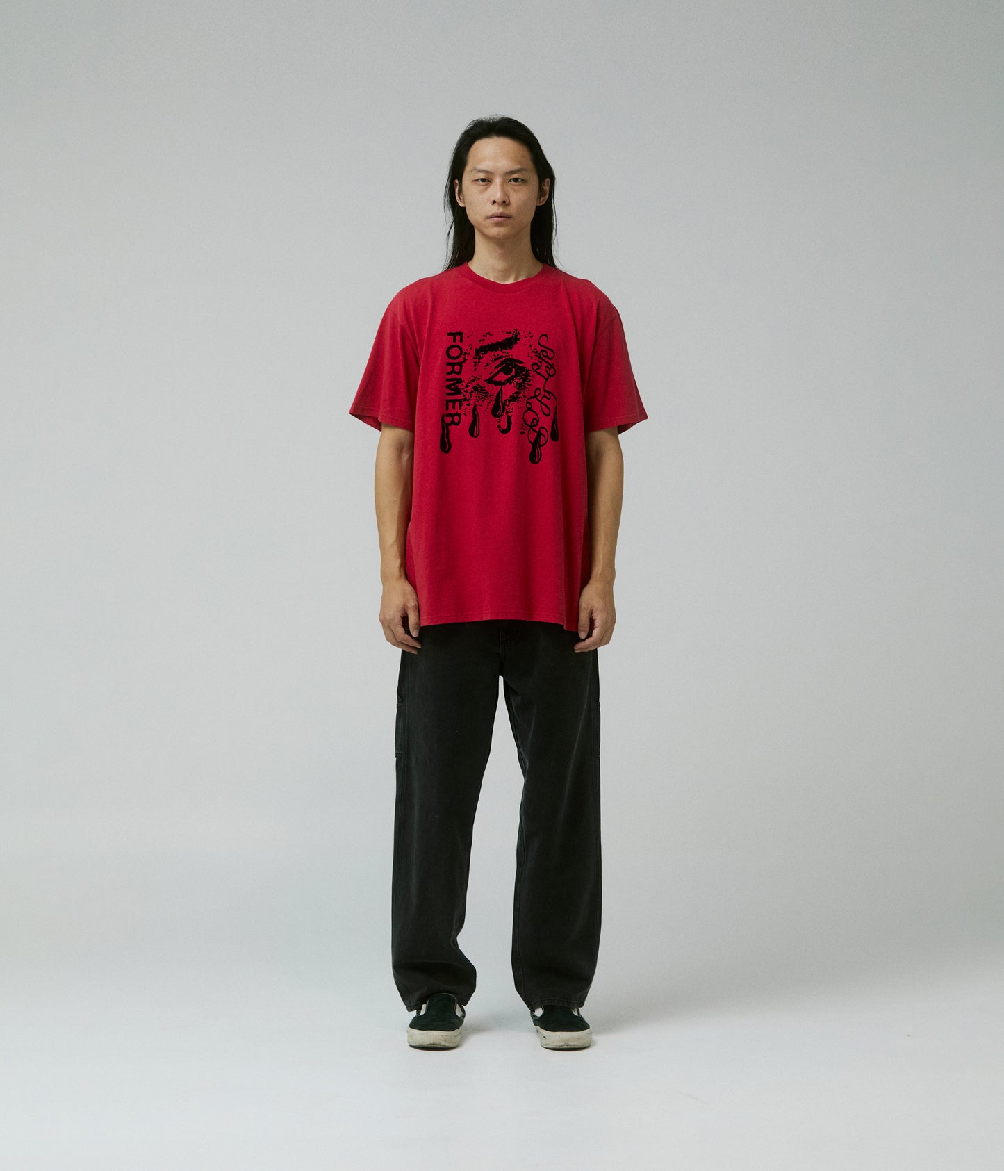 WEEPING ORGAN OF SIGHT T-SHIRT // WASHED RED
