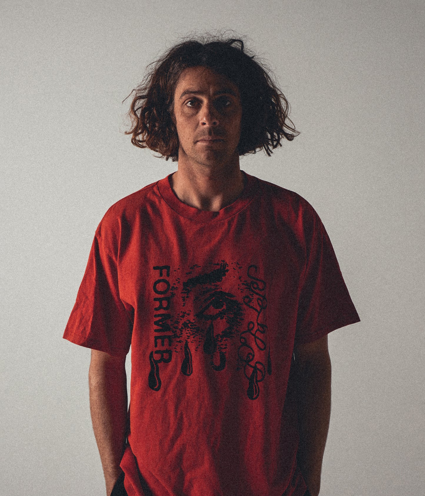 WEEPING ORGAN OF SIGHT T-SHIRT // WASHED RED