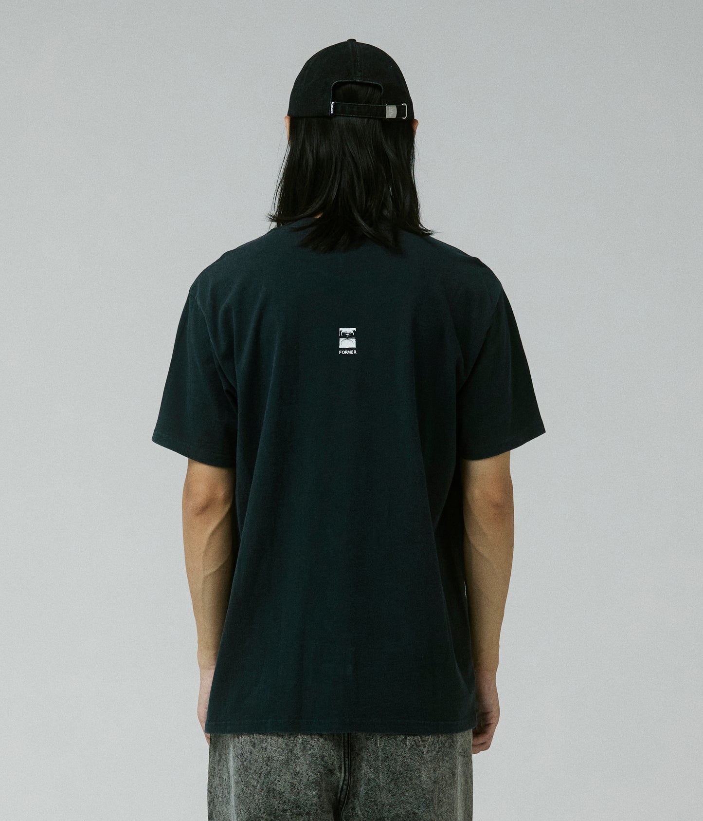 ACTION T-SHIRT // WASHED BLACK